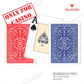 Plastic Cards Dal Negro "BURRACO PRO" (bulk, red/blue)