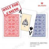 Plastic Cards Dal Negro "GRAND SLAM PRO" (bulk, red/blue)